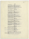 Moe Howard's 11pp. Script for ''The New Three Stooges'' Episode ''Goldibear and the Three Stooges'', Circa 1965 -- Annotated by Moe With His Signatures -- 8.5'' x 11'' Loose Pages, Near Fine